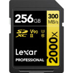 LEXAR PRO 2000X SDHC/SDXC UHS-II U3(V90) R300/W260 (W/O CARDREADER) 256GB